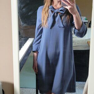Loose-Fitting Blue Dress